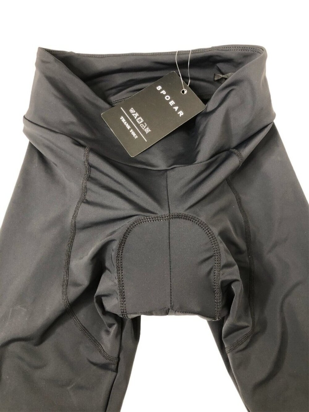 New Spoear Womens Cycling Pants Padded Small Drawstring Waist Compression - Picture 2 of 5